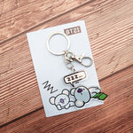 Load image into Gallery viewer, KPOP Acrylic Pendent Keychain Korean Band Cute Animal Figure Acrylic Pendent Keyring Accessories
