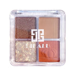 Load image into Gallery viewer, 4 Colors Cute Glitter Pearlescent Eyeshadow Pallete Shimmer Waterproof Big Sequin Diamond Shadows Palette Make Up Eye Shadow
