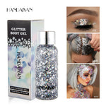 Load image into Gallery viewer, HANDAIYAN 8 Colors Glitter Shiny body Painting Eye Shadow Gel Cream Face Shimmer Body Art Festival Party Eyes Makeup TSLM1
