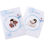 Load image into Gallery viewer, Kpop Brooch JK V Suga RM J-hope JIMIN JIN Pins Badge New Album Metal Badges Accessories Gift for Fans Character Brooches
