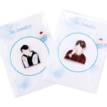 Load image into Gallery viewer, Kpop Brooch JK V Suga RM J-hope JIMIN JIN Pins Badge New Album Metal Badges Accessories Gift for Fans Character Brooches
