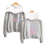 Load image into Gallery viewer, Blackpink Kpop Hoodies Sexy Off Shoulder Sweatshirts Women Team Member Oversized Sweatshirt Girl Group Black Pink Clothes
