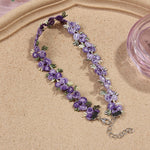 Load image into Gallery viewer, Korea Boho Flower Charms Chian Necklace Choker for Women Girl Harajuku Collars Cute Daisy Fabric Lace Jewelry

