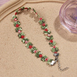 Load image into Gallery viewer, Korea Boho Flower Charms Chian Necklace Choker for Women Girl Harajuku Collars Cute Daisy Fabric Lace Jewelry
