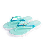 Load image into Gallery viewer, SXQYFW Womens Summer Slip-on Shoes Anti-slip Hard-wearing Fashion Leisure Slippers Beach Swimming Walk Indoor T-tied Flip Flops
