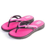 Load image into Gallery viewer, SXQYFW Womens Summer Slip-on Shoes Anti-slip Hard-wearing Fashion Leisure Slippers Beach Swimming Walk Indoor T-tied Flip Flops
