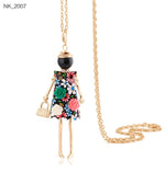 Load image into Gallery viewer, Cute Women Necklace Statement Lady Charm Long Trendy Necklace 2020 New Fashion Female Big Pendant Lovely Jewelry Gift Wholesale

