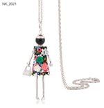 Load image into Gallery viewer, Cute Women Necklace Statement Lady Charm Long Trendy Necklace 2020 New Fashion Female Big Pendant Lovely Jewelry Gift Wholesale
