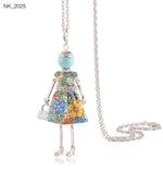 Load image into Gallery viewer, Cute Women Necklace Statement Lady Charm Long Trendy Necklace 2020 New Fashion Female Big Pendant Lovely Jewelry Gift Wholesale

