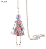 Load image into Gallery viewer, Cute Women Necklace Statement Lady Charm Long Trendy Necklace 2020 New Fashion Female Big Pendant Lovely Jewelry Gift Wholesale
