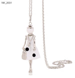 Load image into Gallery viewer, Cute Women Necklace Statement Lady Charm Long Trendy Necklace 2020 New Fashion Female Big Pendant Lovely Jewelry Gift Wholesale
