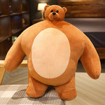 Load image into Gallery viewer, 47cm Tiny Headed Kingdom bear stuffed animals plush Toy high quality soft muscle teddy bear plushie gifts for kids birthday Xmas
