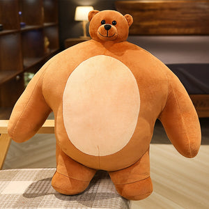47cm Tiny Headed Kingdom bear stuffed animals plush Toy high quality soft muscle teddy bear plushie gifts for kids birthday Xmas