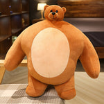 Load image into Gallery viewer, 47cm Tiny Headed Kingdom bear stuffed animals plush Toy high quality soft muscle teddy bear plushie gifts for kids birthday Xmas
