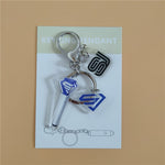 Load image into Gallery viewer, Kpop GOT7 EXO SEVENTEEN NCT IKON BLACKPINK  X1 IZONE SJ OFFICIAL Lightstick Model Pendant Keychain Car Keychain Accessories
