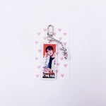 Load image into Gallery viewer, Kpop Stray kids RedVelvet Acrylic PVC Rectangular Keychain Pendant Hanging ring Key chain kpop supplies
