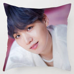 Load image into Gallery viewer, Kpop BANGTAN Cushion Cover GOT7 Pillow CaseGifts JB Jr Bambam Mark Youngjae Cushion Case Got7 Throw Pillows Pillowcase 45*45cm
