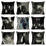 Load image into Gallery viewer, Kpop Cushion Throw Pillow Case Bedding Love Yourself K-pop Home Bangtan Boys BT-21  Square One Side Pillowcase Housse de Doussin
