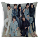 Load image into Gallery viewer, Kpop Cushion Throw Pillow Case Bedding Love Yourself K-pop Home Bangtan Boys BT-21  Square One Side Pillowcase Housse de Doussin
