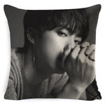 Load image into Gallery viewer, Kpop Cushion Throw Pillow Case Bedding Love Yourself K-pop Home Bangtan Boys BT-21  Square One Side Pillowcase Housse de Doussin
