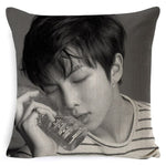 Load image into Gallery viewer, Kpop Cushion Throw Pillow Case Bedding Love Yourself K-pop Home Bangtan Boys BT-21  Square One Side Pillowcase Housse de Doussin
