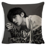 Load image into Gallery viewer, Kpop Cushion Throw Pillow Case Bedding Love Yourself K-pop Home Bangtan Boys BT-21  Square One Side Pillowcase Housse de Doussin
