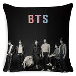 Load image into Gallery viewer, Kpop Cushion Throw Pillow Case Bedding Love Yourself K-pop Home Bangtan Boys BT-21  Square One Side Pillowcase Housse de Doussin
