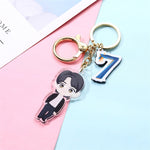 Load image into Gallery viewer, kpop Keyring Bangtan Boys Map Of The Soul 7 Acrylic Key Chain Bag Accessories JUNG KOOK JIMIN JIN SUGA J-HOPE wj341
