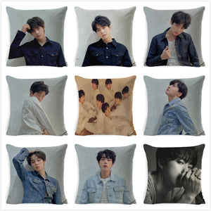 Newest Kpop Pillow Case Cushion Cover Sofa Bedding Love Yourself K-pop Home Decor Bangtan Boys Plush Toy For Children Pillowcase
