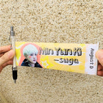 Load image into Gallery viewer, KPOP Bangtan Boys Twice BlackPink Pull Pen Non-woven Hand Banner JIMIN JIN SUAG J-HOPE Fans Collection w103
