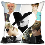 Load image into Gallery viewer, Nice SHINee Jonghyun Kpop Pillow Case For Home Decorative Pillows Cover Invisible Zippered Throw PillowCases 40X40,45X45cm

