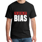 Load image into Gallery viewer, Fashion dating my bias kpop tshirt korea music fan merchandise t shirt tee homme plus sizes s-5xl short sleeve pattern
