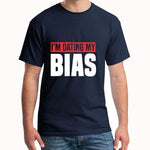 Load image into Gallery viewer, Fashion dating my bias kpop tshirt korea music fan merchandise t shirt tee homme plus sizes s-5xl short sleeve pattern

