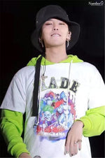 Load image into Gallery viewer, KPOP G-Dragon Long Length Lanyard Sunscreen Hat Baseball Hat PEACEMINUSONE Kwon Ji Yong FH602
