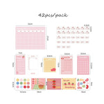 Load image into Gallery viewer, 2020 Sharkbang New 42pcs/Pack Kawaii Monthly Weekly Memo Pads Note Paperlaria Daily To Do It Planner Notepad School Stationery
