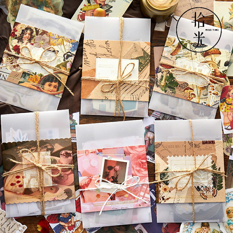 20set/lot Kawaii Stationery Stickers poetry Retro art DIY Craft Scrapbooking Album Junk Journal Happy Planner Diary Stickers
