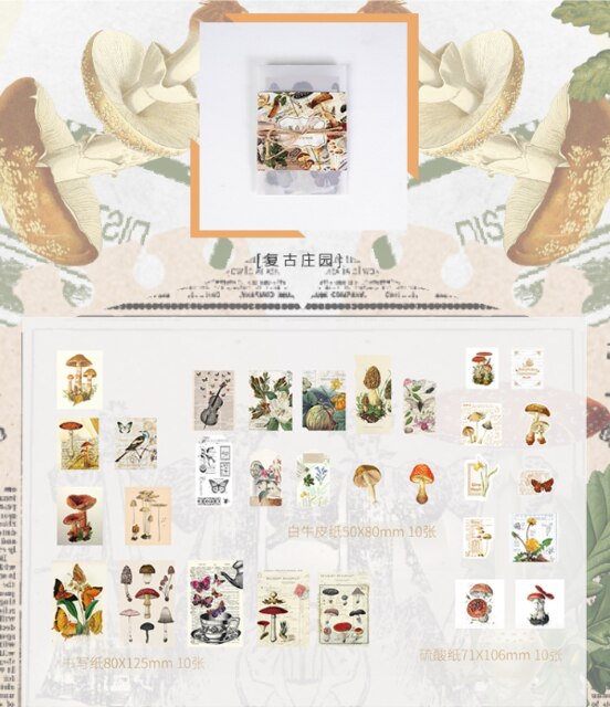 20set/lot Kawaii Stationery Stickers poetry Retro art DIY Craft Scrapbooking Album Junk Journal Happy Planner Diary Stickers