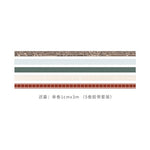 Load image into Gallery viewer, 5 Rolls/set Wash Tape Set Grid Ring Base Pattern Masking Tape Set Kawaii Stationery Diary Journal Decoration Paper Tape
