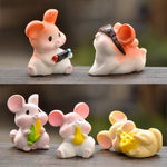 Load image into Gallery viewer, BAIUFOR Miniature Kawaii Cartoon Chef Mouse Resin, Terrarium Figurines Fairy Garden Accessories Home Decoration Modern Toy Gift
