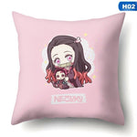 Load image into Gallery viewer, Anime Demon Slayer Kimetsu No Yaiba Kamado Cute Cosplay Pillow Case For Home Decorative Pillows Cover Throw PillowCases 45X45cm
