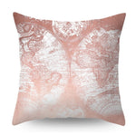 Load image into Gallery viewer, Lash Pillowcase Rose Gold Square Cushion Cover Geometric Dreamlike Polyester Throw Pillow Cover Home Decor 45x45cm
