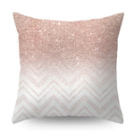 Load image into Gallery viewer, Lash Pillowcase Rose Gold Square Cushion Cover Geometric Dreamlike Polyester Throw Pillow Cover Home Decor 45x45cm
