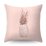 Load image into Gallery viewer, Lash Pillowcase Rose Gold Square Cushion Cover Geometric Dreamlike Polyester Throw Pillow Cover Home Decor 45x45cm
