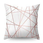 Load image into Gallery viewer, Lash Pillowcase Rose Gold Square Cushion Cover Geometric Dreamlike Polyester Throw Pillow Cover Home Decor 45x45cm
