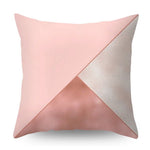Load image into Gallery viewer, Lash Pillowcase Rose Gold Square Cushion Cover Geometric Dreamlike Polyester Throw Pillow Cover Home Decor 45x45cm
