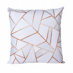 Load image into Gallery viewer, Lash Pillowcase Rose Gold Square Cushion Cover Geometric Dreamlike Polyester Throw Pillow Cover Home Decor 45x45cm
