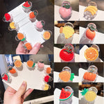 Load image into Gallery viewer, 1Pcs Cute Vegetables Fruits Hair Claw Mini Barrettes Transparent Hair Clips For Children Cute Kids Kawaii Hairpins Kids Gifts
