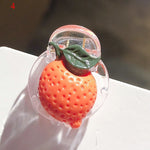 Load image into Gallery viewer, 1Pcs Cute Vegetables Fruits Hair Claw Mini Barrettes Transparent Hair Clips For Children Cute Kids Kawaii Hairpins Kids Gifts
