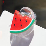 Load image into Gallery viewer, 1Pcs Cute Vegetables Fruits Hair Claw Mini Barrettes Transparent Hair Clips For Children Cute Kids Kawaii Hairpins Kids Gifts
