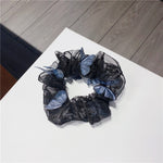 Load image into Gallery viewer, Korean Japan Women Elastic Kawaii Mesh Hair Bands Tie Cute Sew Girls Lace Scrunchies Butterfly Tulle Headwear Hair Accessories
